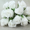 White Face On Photo Of Our Curled Foam Rose