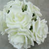 Ivory Curly Foam Roses