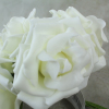 Ivory Curly Foam Roses