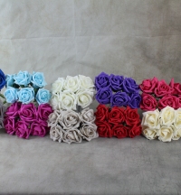 6 x Large Foam Rose Bunches | Weddings & Flowercraft