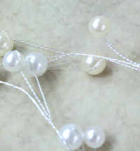 2 x Mixed Size Pearl 5ft Garlands