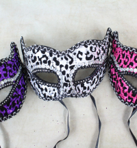 3 x Leopard Print Masks