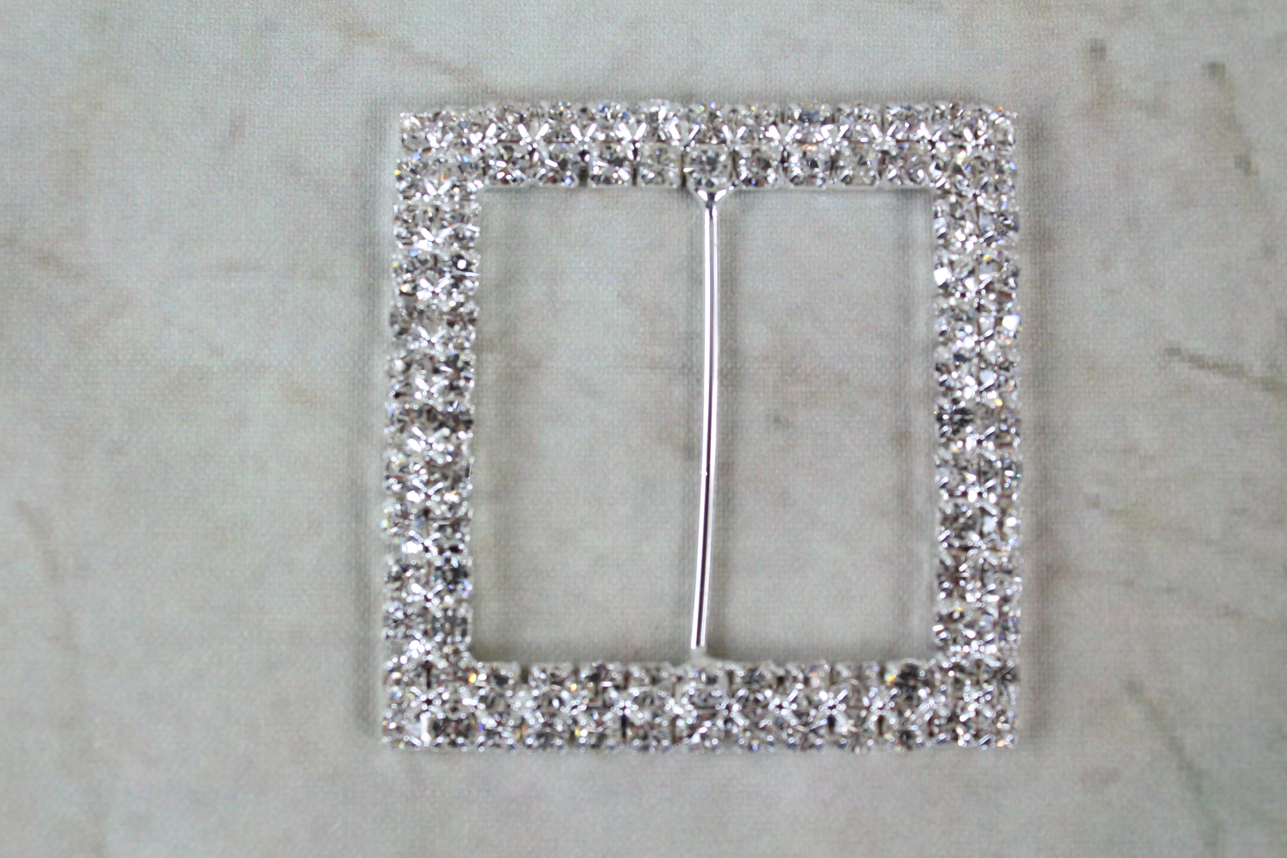 Double Bordered Diamante Buckles - BUY 3 FOR THE PRICE OF 2!