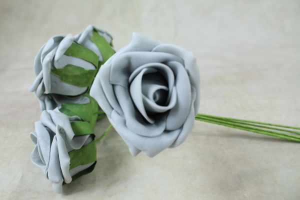 Grey With Green Stems