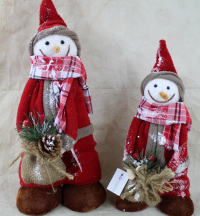 2-x-snowman-with-sack-1-x-large-1-x-small