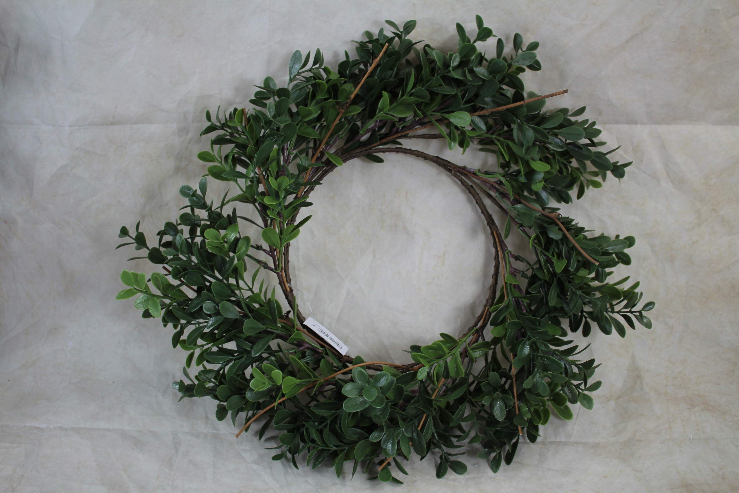 2 x 30cm box leaf wreath