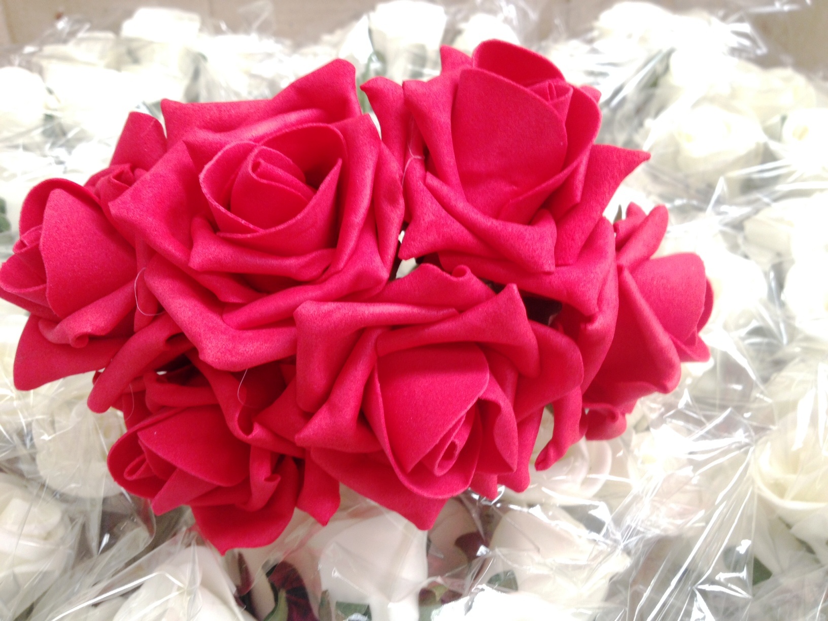Colourfast small foam Red Roses