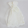 Satin Pouch With Lace Rhinestone Dolly Bag for bridesmaids Flower Girl