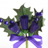Our quality large thistle heads with beads and ribbon