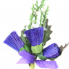 Our superb image of our thistle head stems with heather perfect for decorative use
