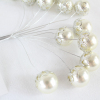 16mm Pearl In Crown Setting on 20cm Wire Bunch Of 12