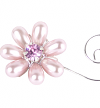 Pearl Diamanté Flower with Swirl | Weddings & Flowercraft