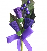 Purple thistle stems for Card Craft or Christmas Decorations.