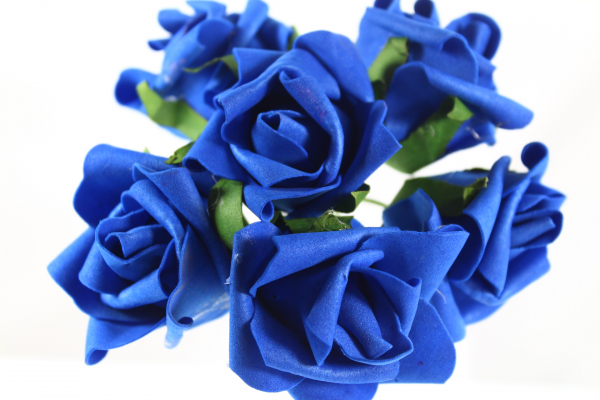 Our Royal Blue version of the medium sized rose bud bunches