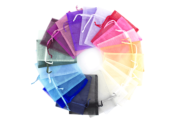 Medium Organza Bag Colours