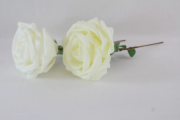 Single Stem Foam Rose For Table Decoration