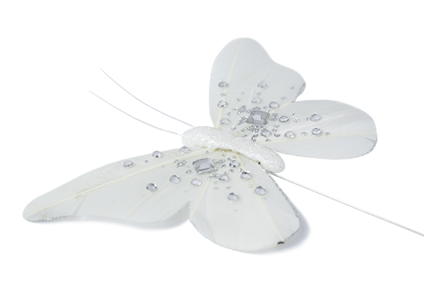 X87006 White Butterfly